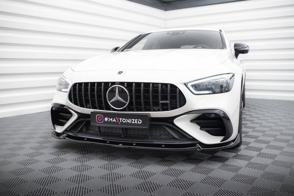 Front splitter v.2 mercedes-amg gt 43 4 door coupe v8 styling package