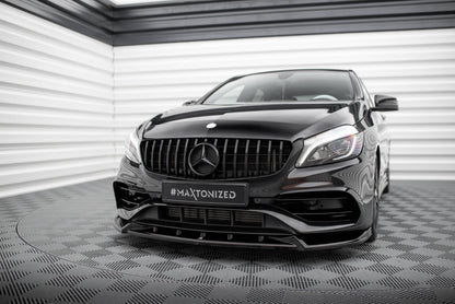 Front splitter v.2 mercedes-benz a amg-line w176 facelift