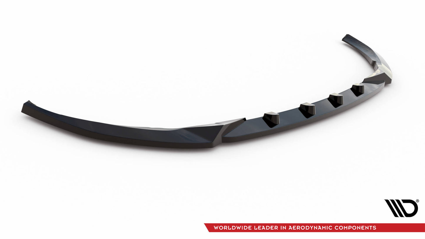 Front splitter v.2 mercedes-benz c amg line sedan / coupe / estate w205 / c205 / s205 facelift