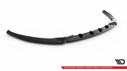 Front splitter v.2 mercedes-benz c amg line sedan / coupe / estate w205 / c205 / s205 facelift