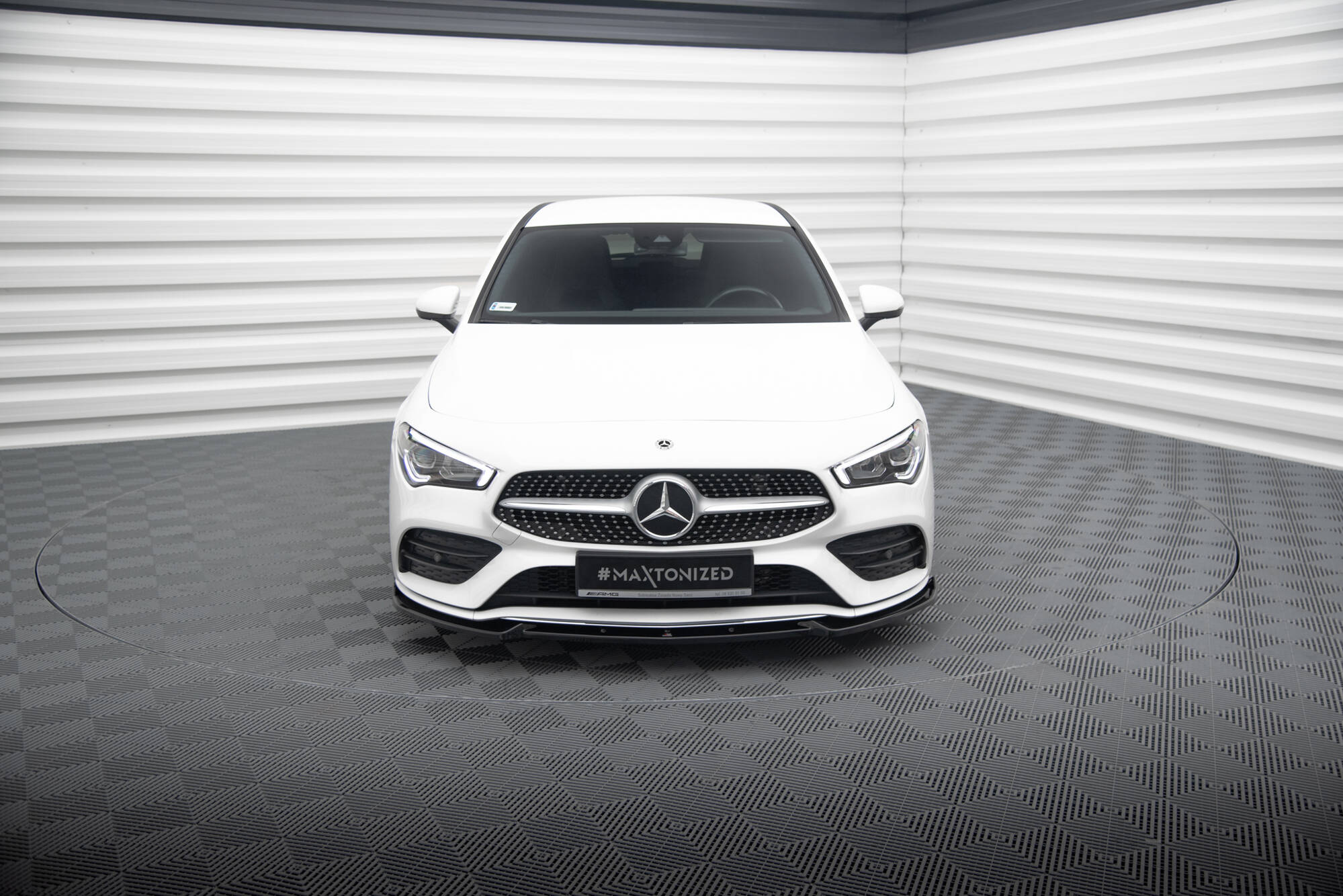 Front splitter v.2 mercedes-benz cla a35 amg / amg-line c118