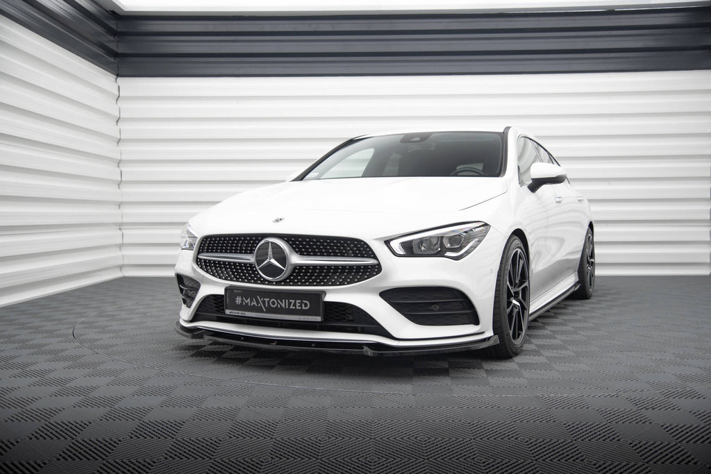 Front splitter v.2 mercedes-benz cla a35 amg / amg-line c118