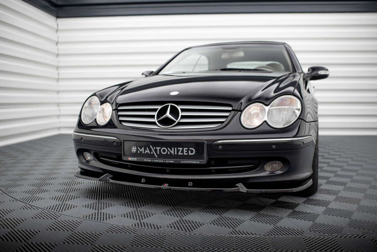 Front splitter v.2 mercedes-benz clk w209