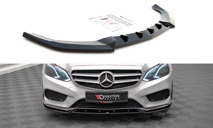 Front splitter v.2 mercedes-benz e amg-line sedan w212 facelift