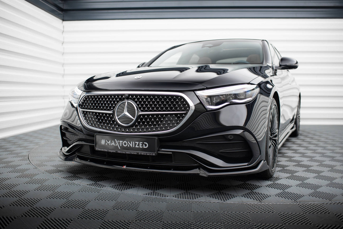 Front splitter v.2 mercedes-benz e amg-line w214