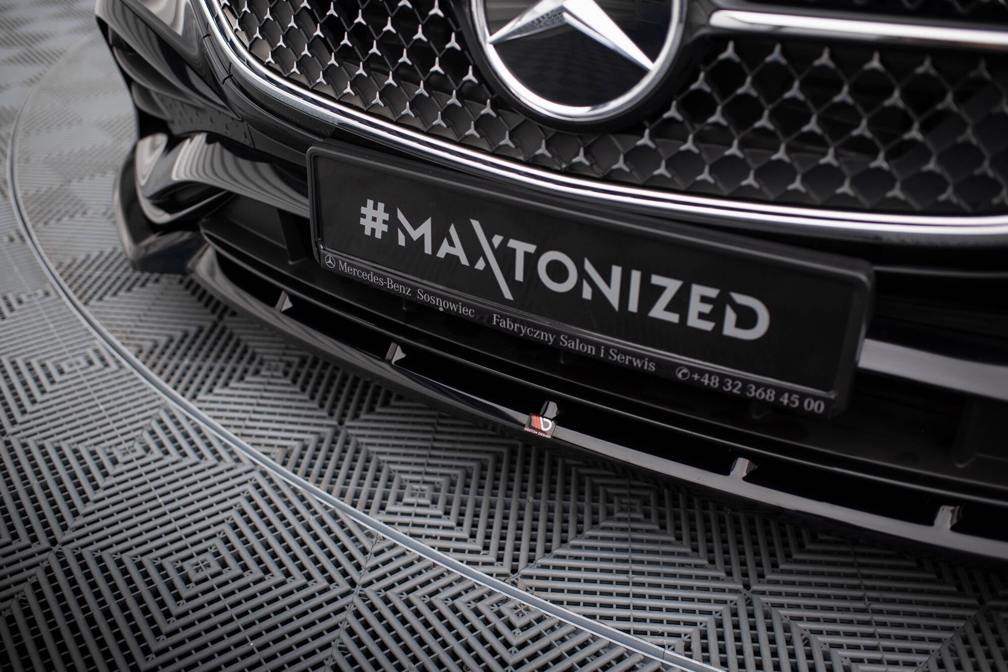 Front splitter v.2 mercedes-benz e amg-line w214