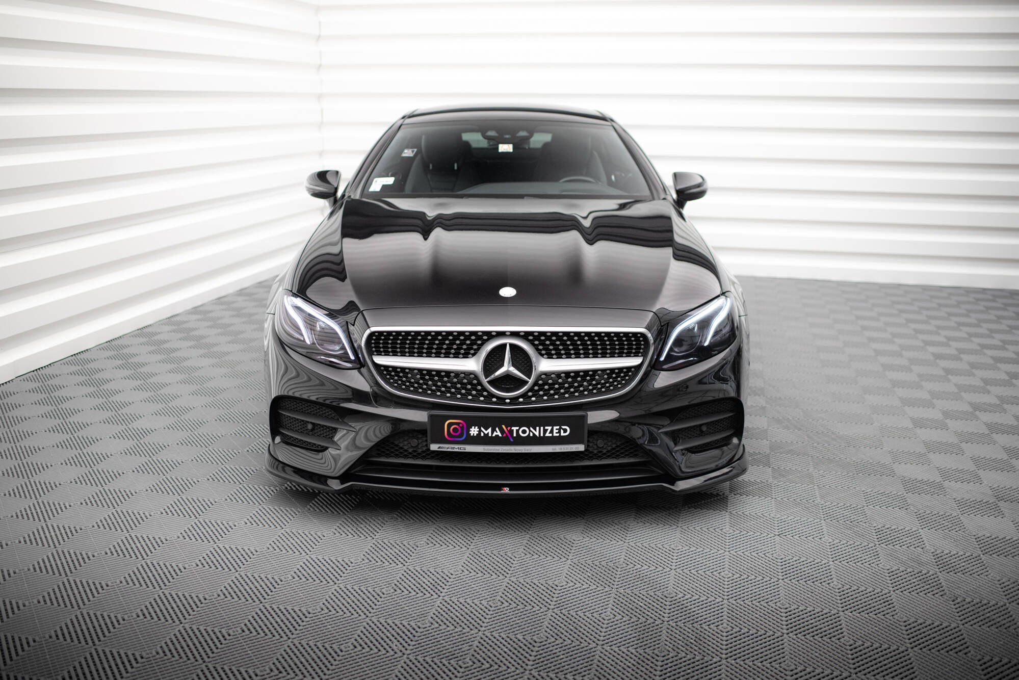 Front splitter v.2 mercedes-benz e-class w213 coupe (c238) / cabriolet (a238) amg-line / 53 amg
