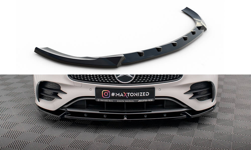 Front splitter v.2 mercedes-benz e-class w213 coupe facelift (c238 facelift) / cabriolet (a238 facelift) amg-line / 53 amg