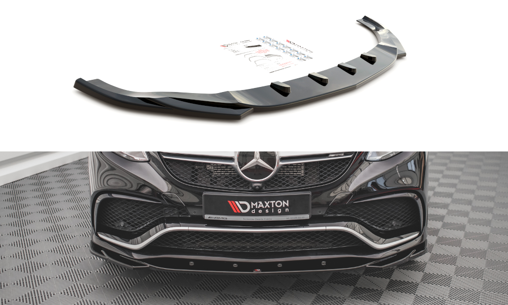 Front splitter v.2 mercedes-benz gle coupe / suv 63 amg c292 / w166
