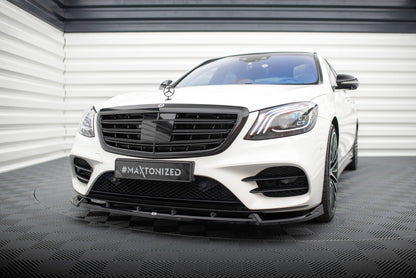 Front splitter v.2 mercedes-benz s amg-line w222 facelift