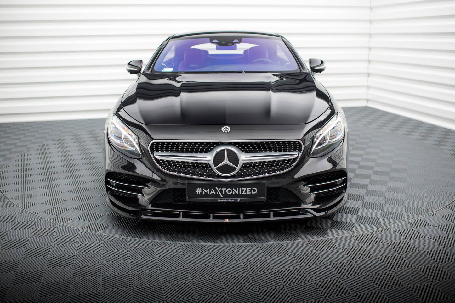 Front splitter v.2 mercedes-benz s coupe amg-line c217 facelift