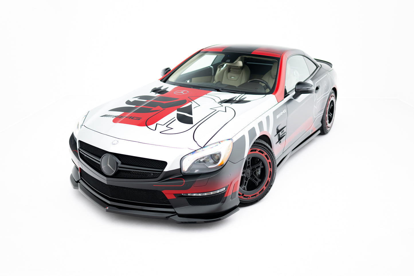 Front splitter v.2 mercedes-benz sl 63 amg r231