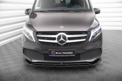 Front splitter v.2 mercedes-benz v-class w447 facelift