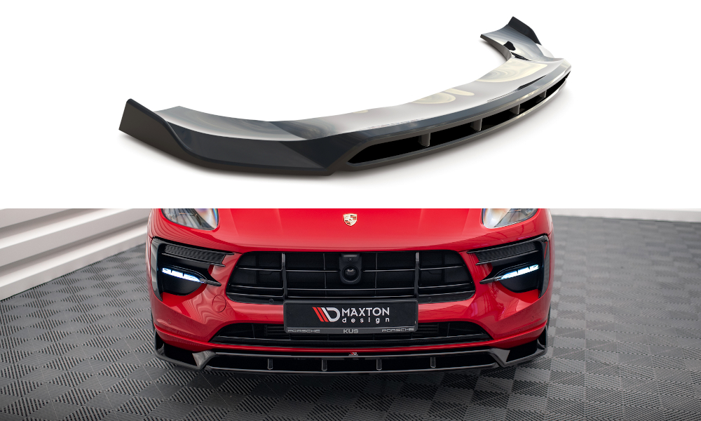 Front Splitter V.2 Porsche Macan GTS / Sport Design MK1 ansigtsløftning