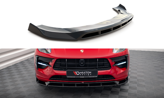 Front splitter v.2 porsche macan gts / sport design mk1 facelift