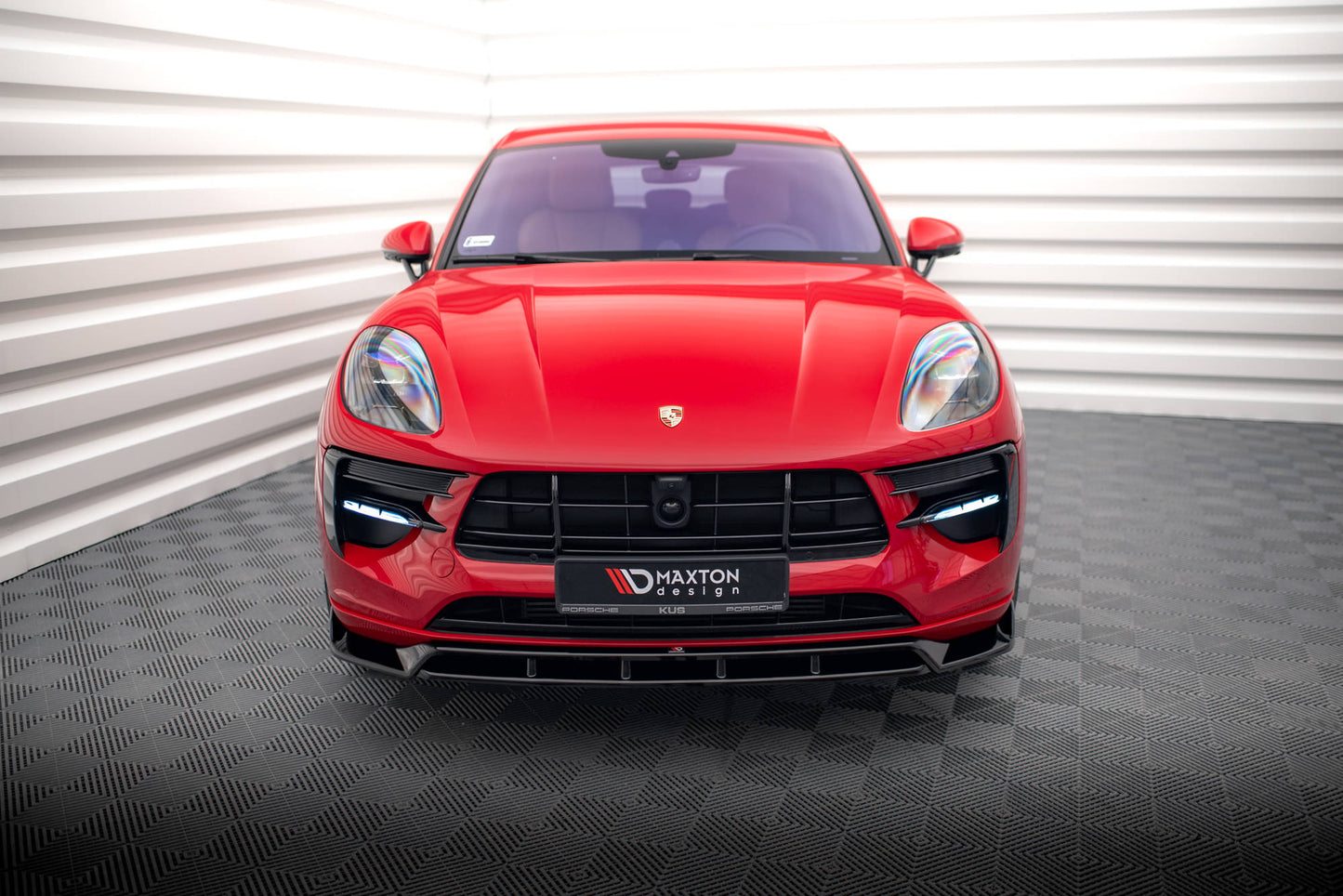 Front Splitter v.2 Porsche Macan GTS / Sport Design MK1 Facelift