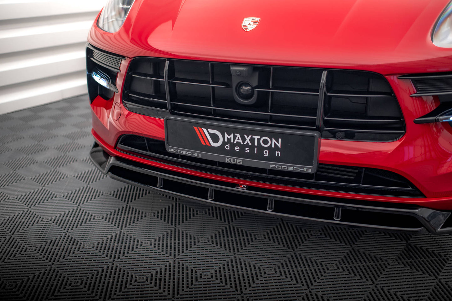 Front Splitter v.2 Porsche Macan GTS / Sport Design MK1 Facelift