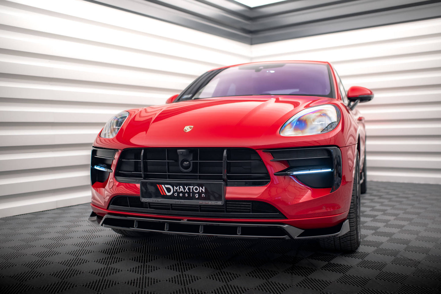 Front Splitter v.2 Porsche Macan GTS / Sport Design MK1 Facelift