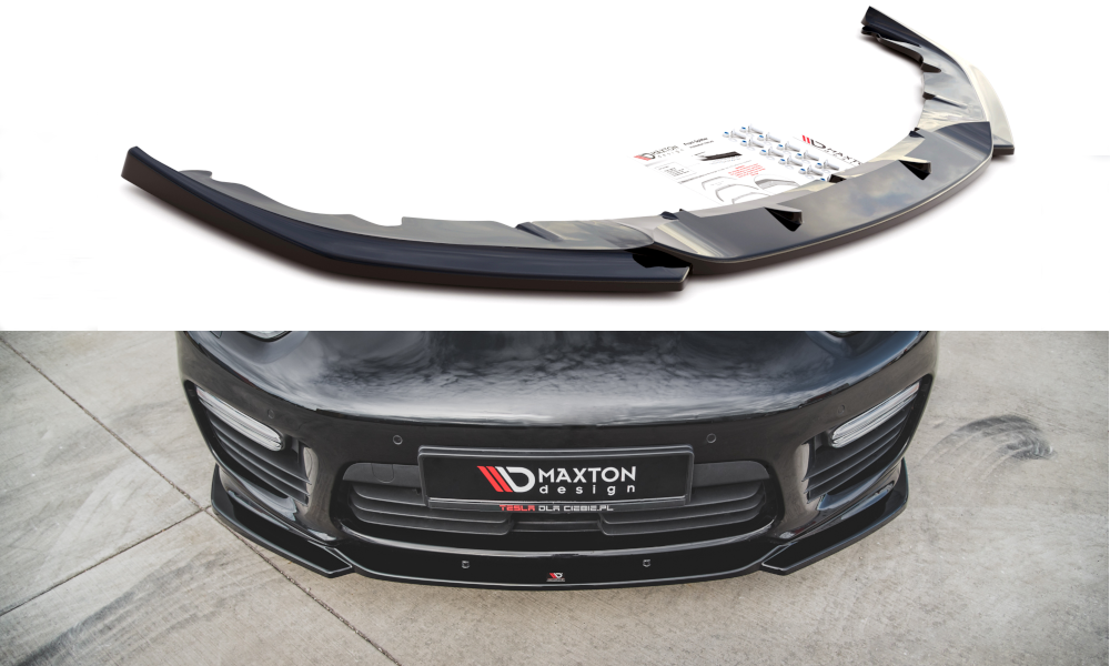 Front splitter v.2 porsche panamera turbo 970 facelift