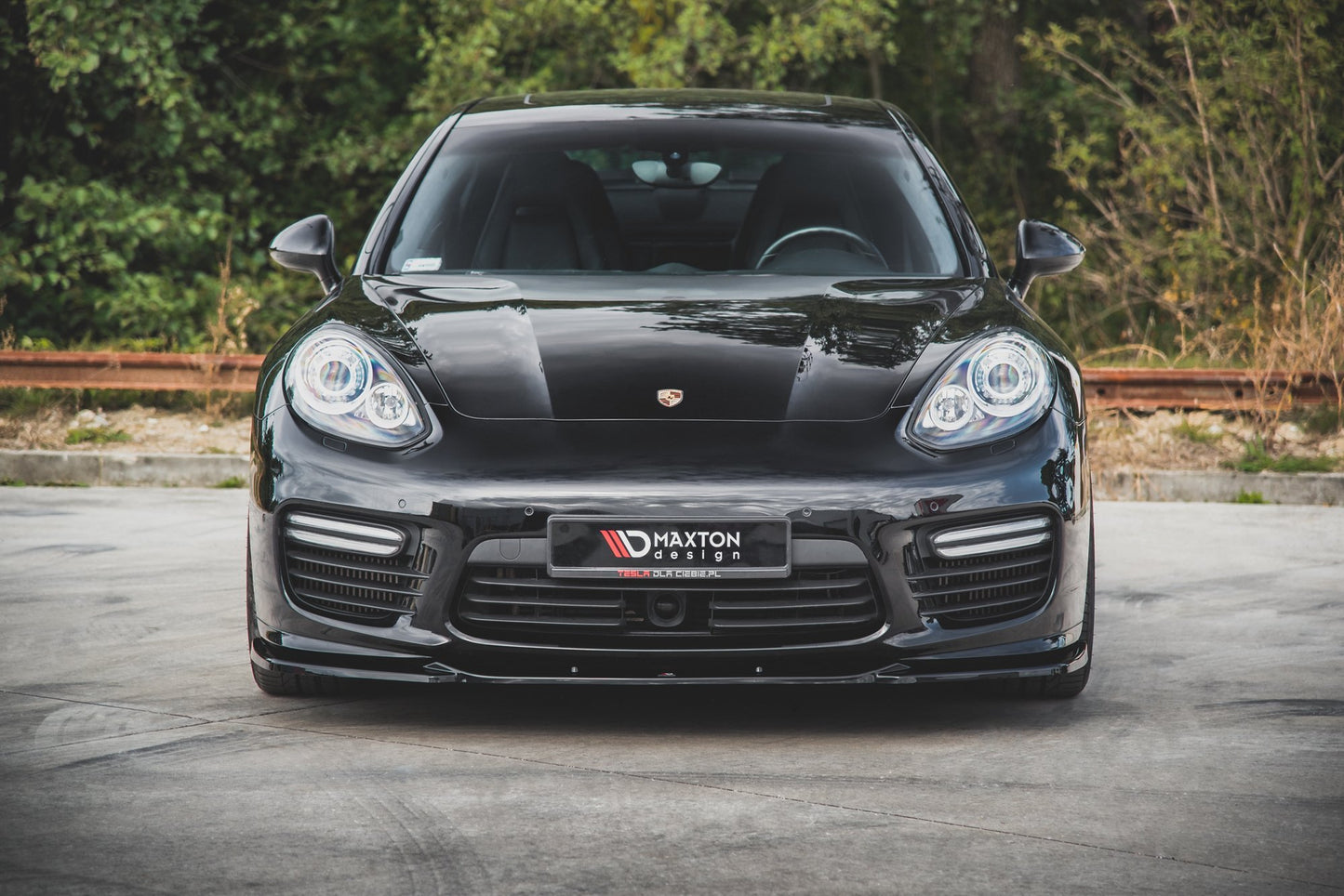 Front splitter v.2 porsche panamera turbo 970 facelift