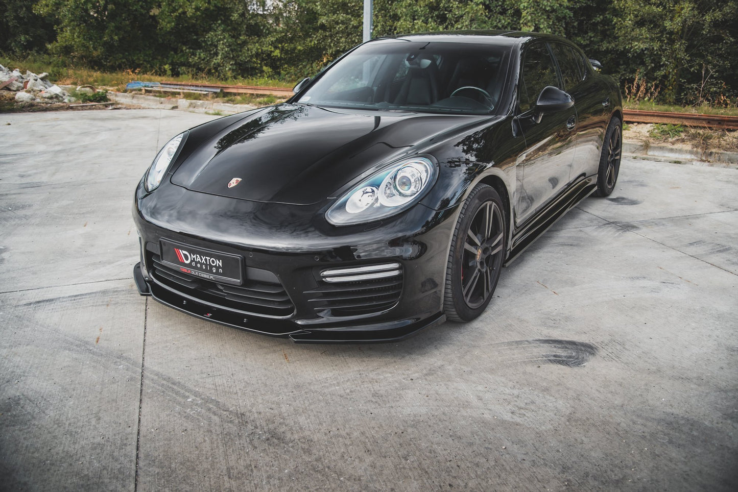 Front splitter v.2 porsche panamera turbo 970 facelift