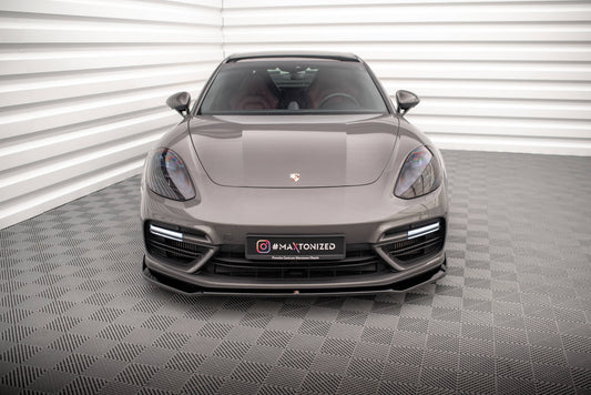 Front splitter v.2 porsche panamera turbo s e-hybrid