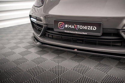 Front splitter v.2 porsche panamera turbo s e-hybrid