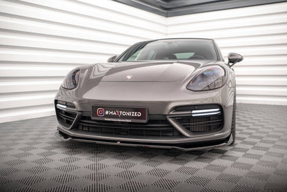 Front splitter v.2 porsche panamera turbo s e-hybrid