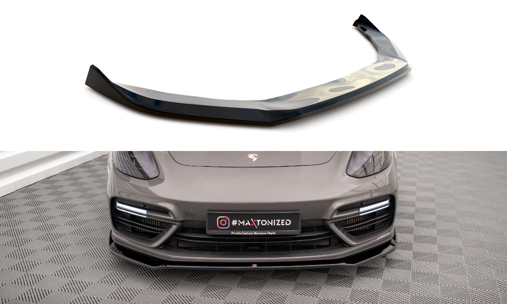 Front splitter v.2 porsche panamera turbo s e-hybrid