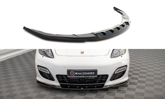 Front splitter v.2 porsche panamera turbo sport design package 970