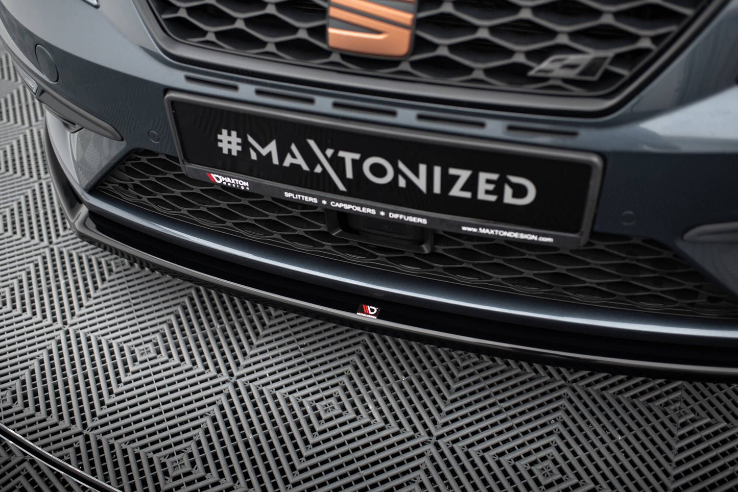 Front splitter v.2 seat leon cupra / fr mk3 fl