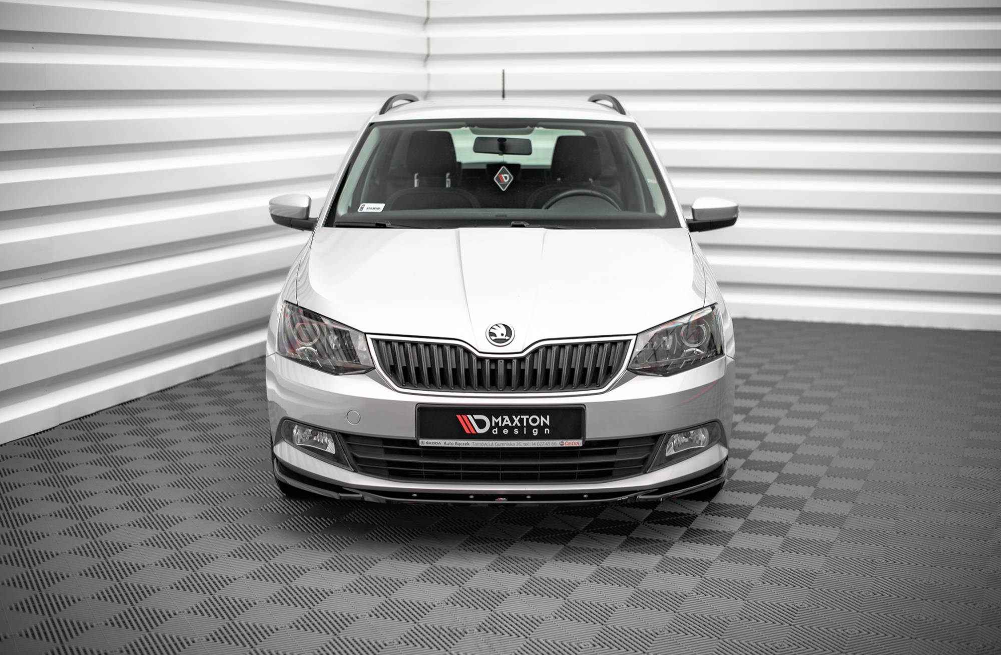 Front splitter v.2 skoda fabia mk3