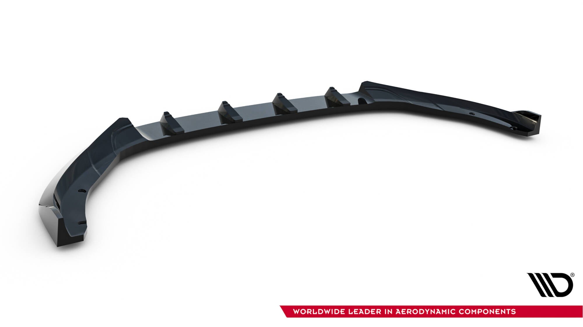 Front splitter v.2 skoda octavia rs liftback / combi mk4 facelift