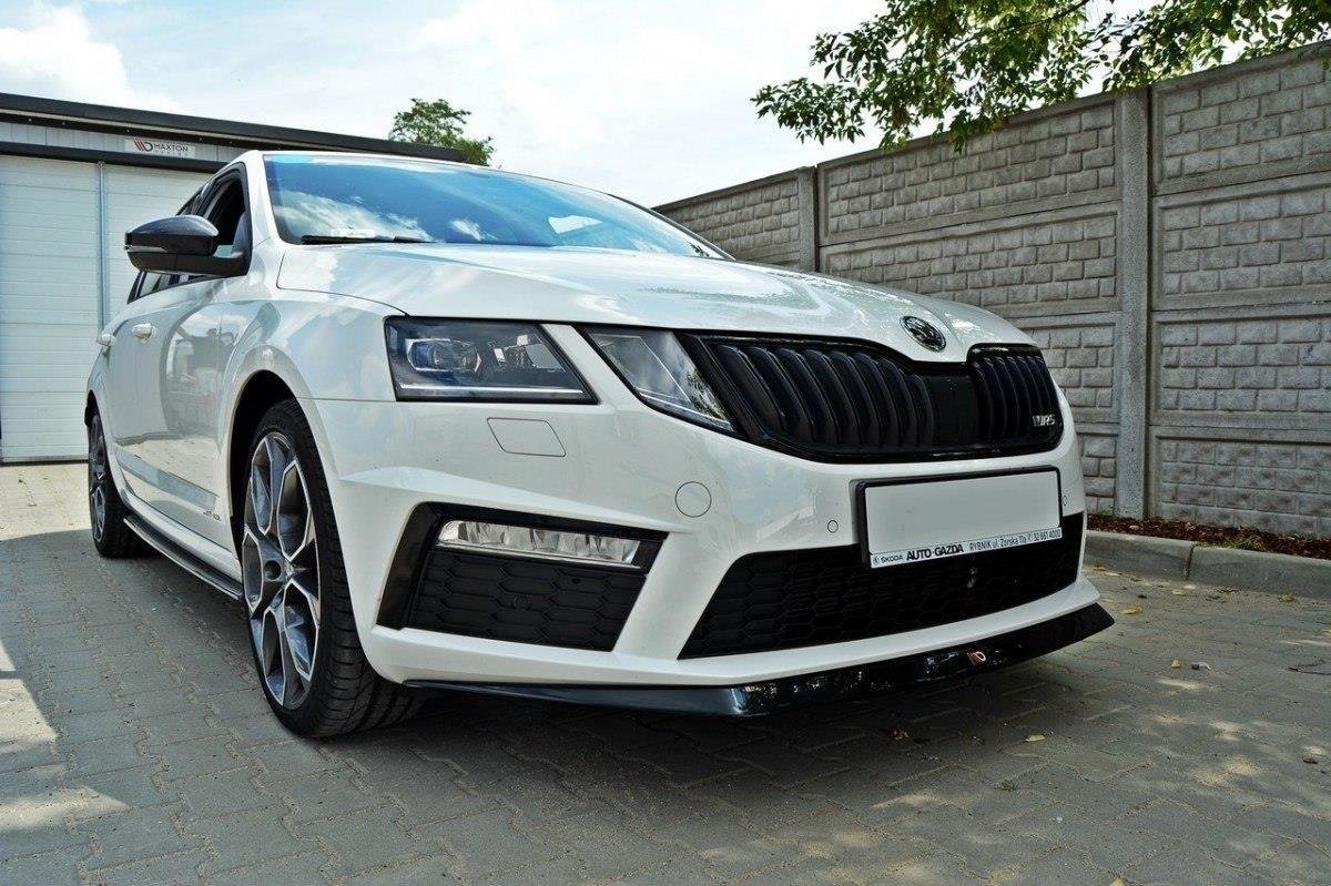 Front splitter v.2 skoda octavia rs mk3