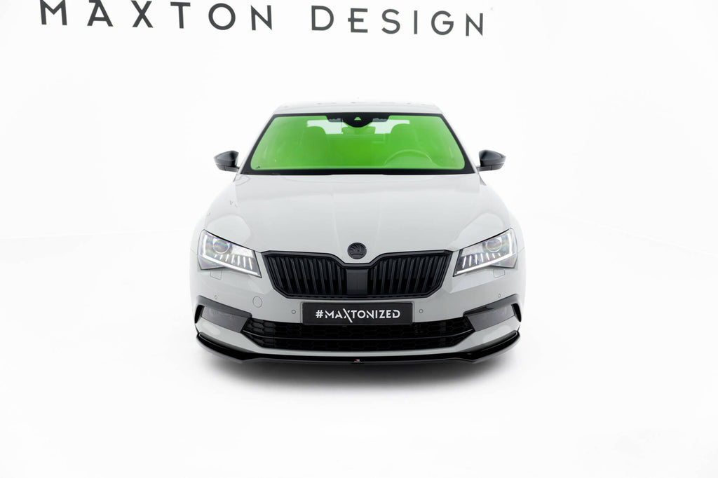 Front splitter v.2 skoda superb liftback / combi mk3