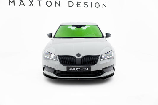 Front splitter v.2 skoda superb liftback / combi mk3