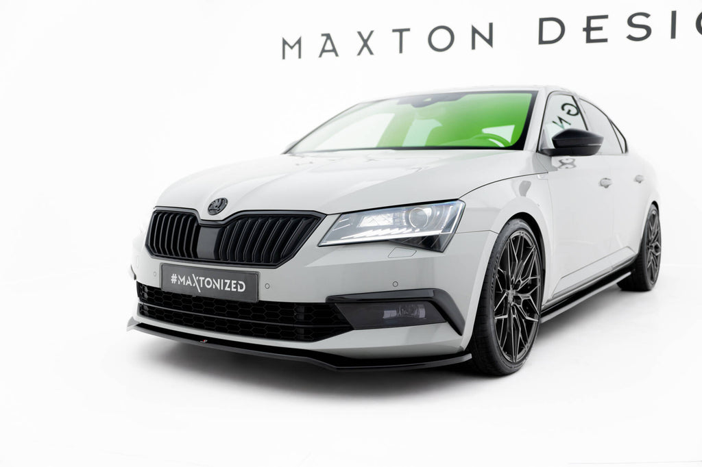 Front splitter v.2 skoda superb liftback / combi mk3