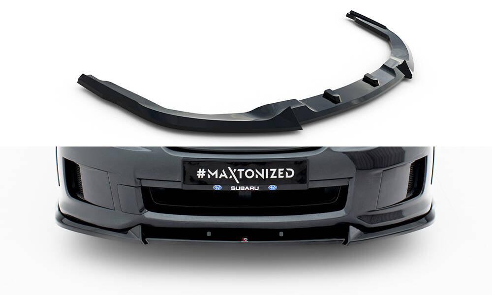 Front splitter v.2 subaru impreza wrx sti mk3 facelift