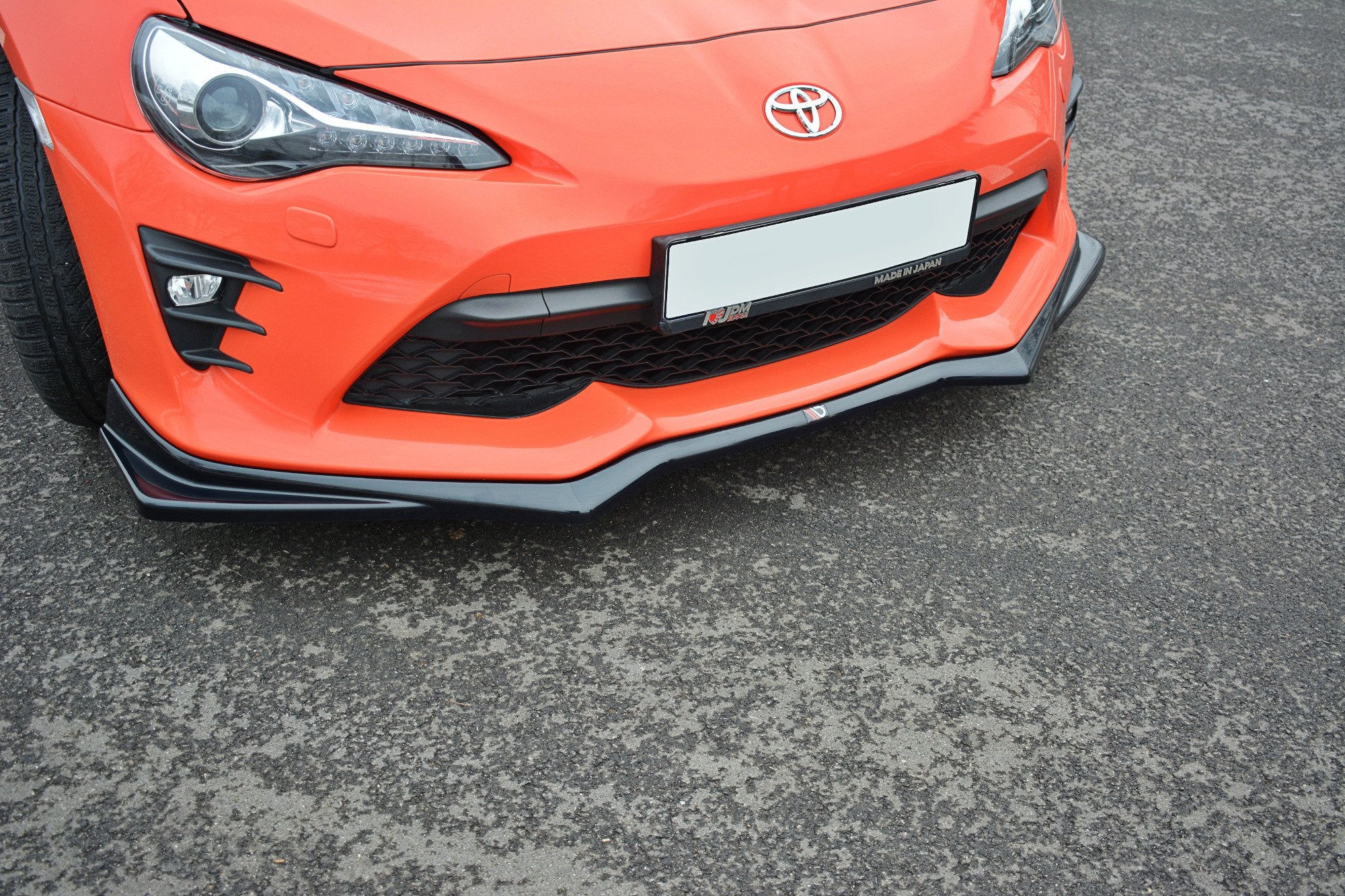 Front splitter v.2 toyota gt86 facelift