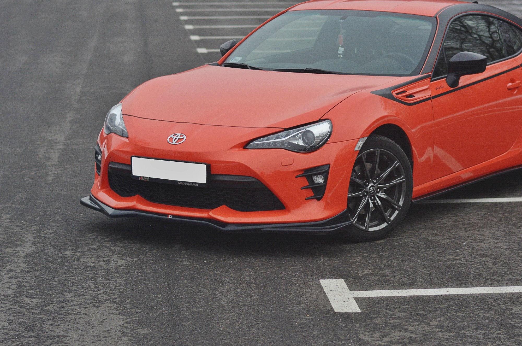 Front splitter v.2 toyota gt86 facelift