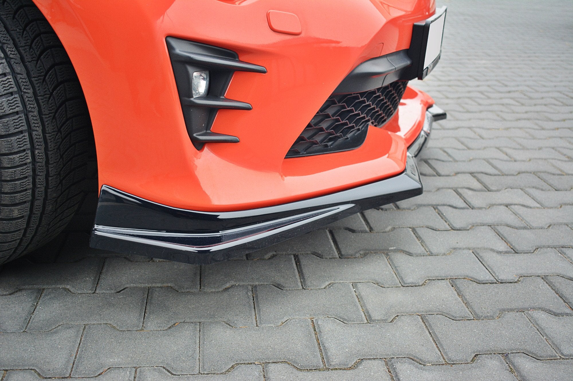 Front splitter v.2 toyota gt86 facelift