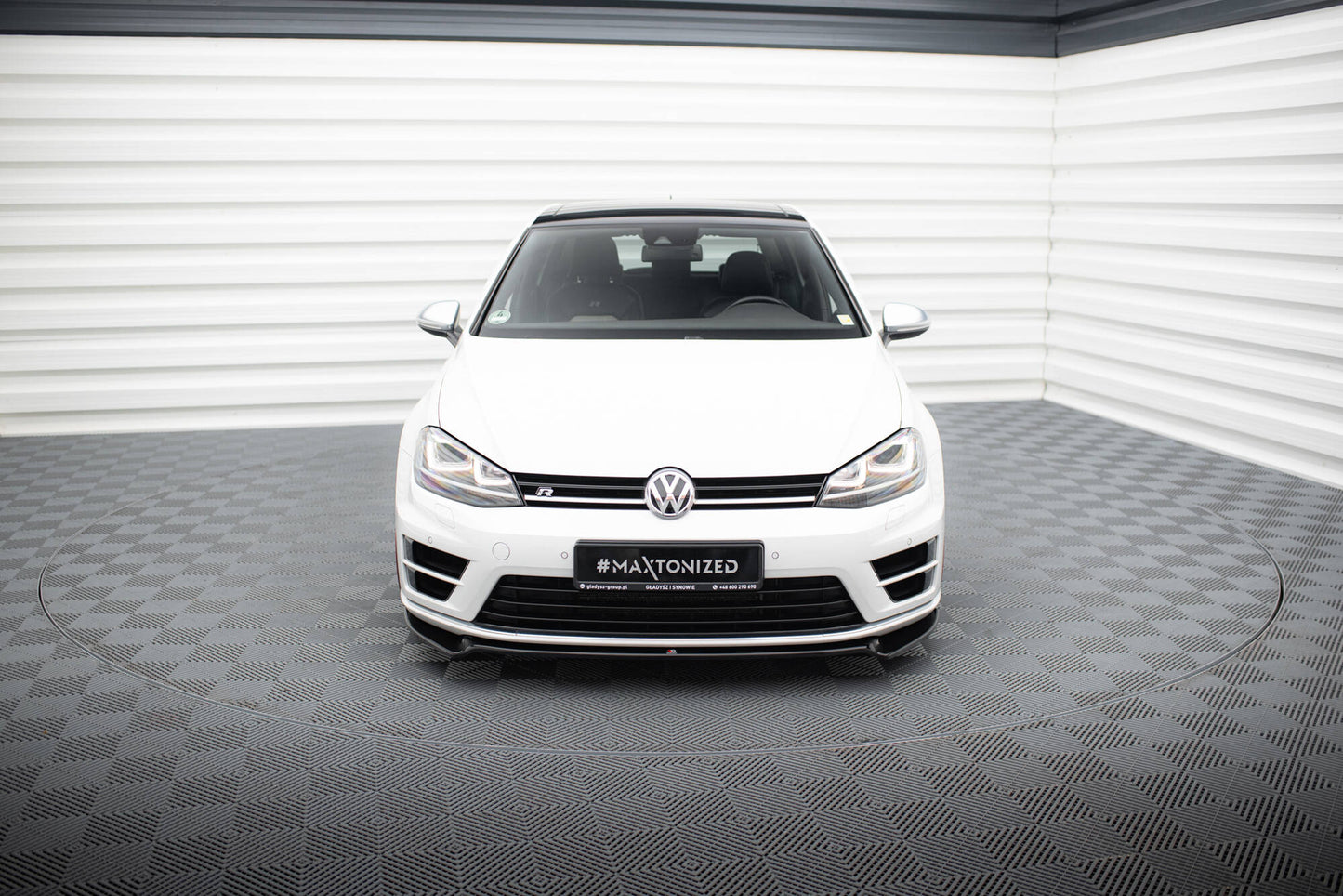 Front splitter v.2 vw golf 7 r / r-line