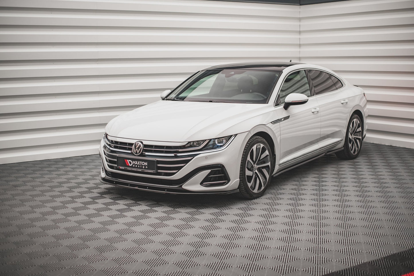Front splitter v.2 volkswagen arteon r-line facelift