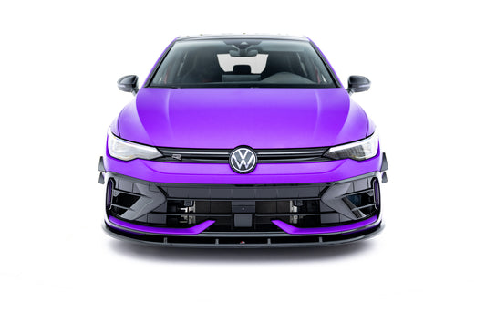 Front splitter v.2 volkswagen golf r mk8 facelift