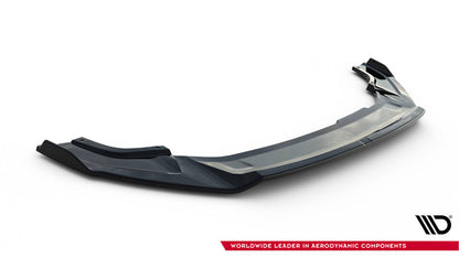 Front splitter v.2 volkswagen golf r / r-line mk7 facelift