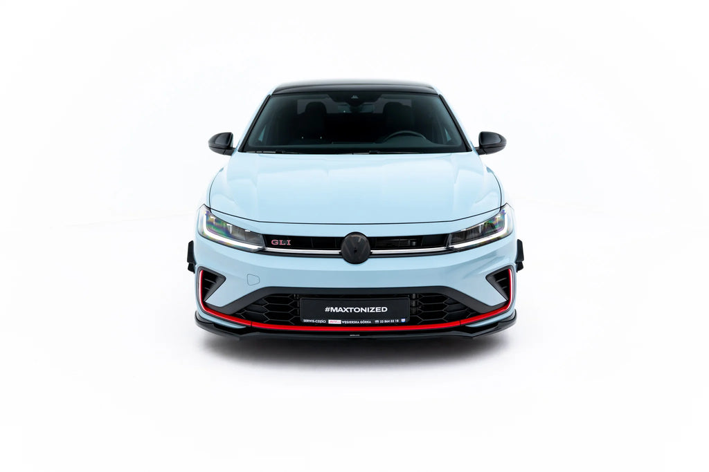 Front splitter v.2 volkswagen jetta gli mk7 facelift 2