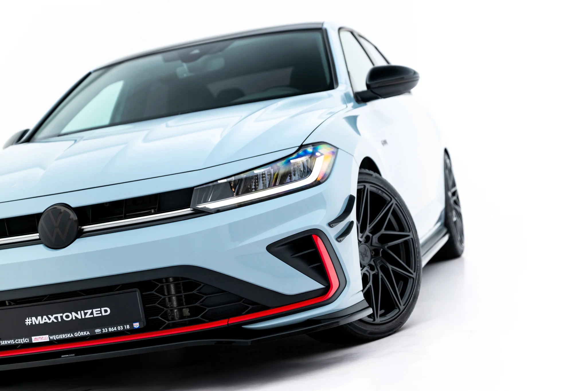 Front splitter v.2 volkswagen jetta gli mk7 facelift 2