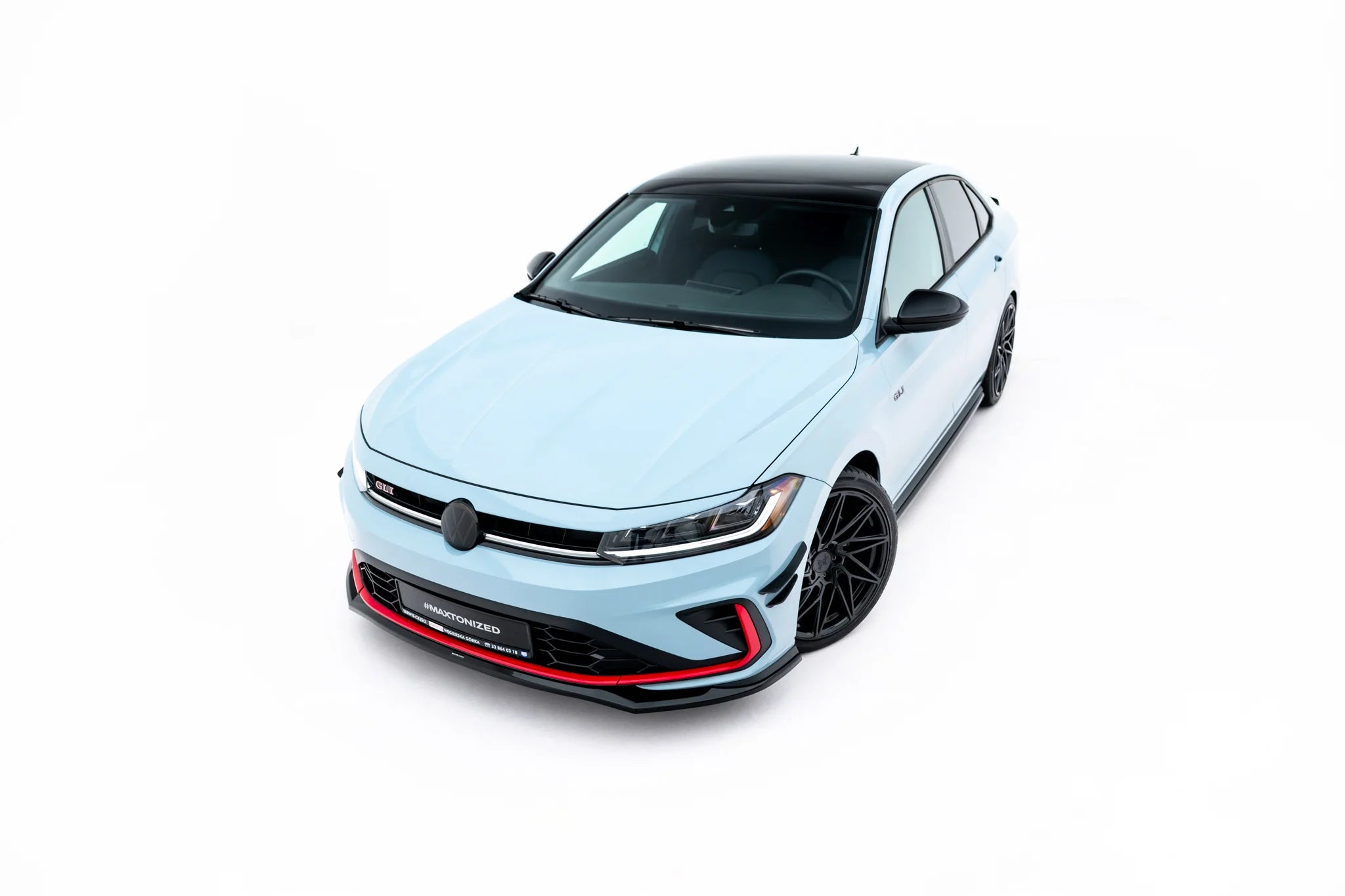 Front splitter v.2 volkswagen jetta gli mk7 facelift 2