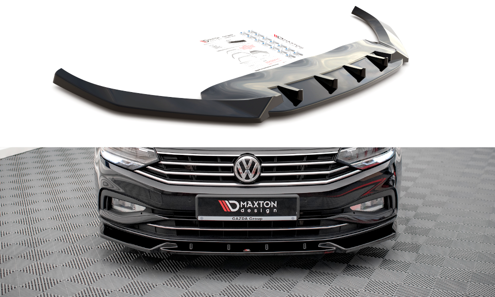 Front splitter v.2 volkswagen passat b8 facelift