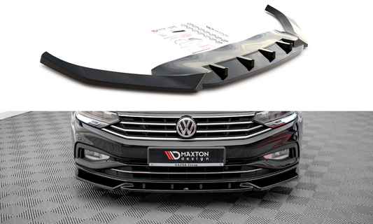 Front splitter v.2 volkswagen passat b8 facelift